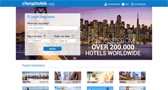 Desktop Screenshot of cheaphotels.org